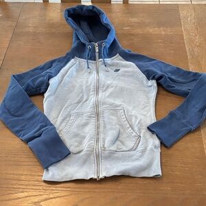 Nike Kids Navy and Light Gray Hoodie